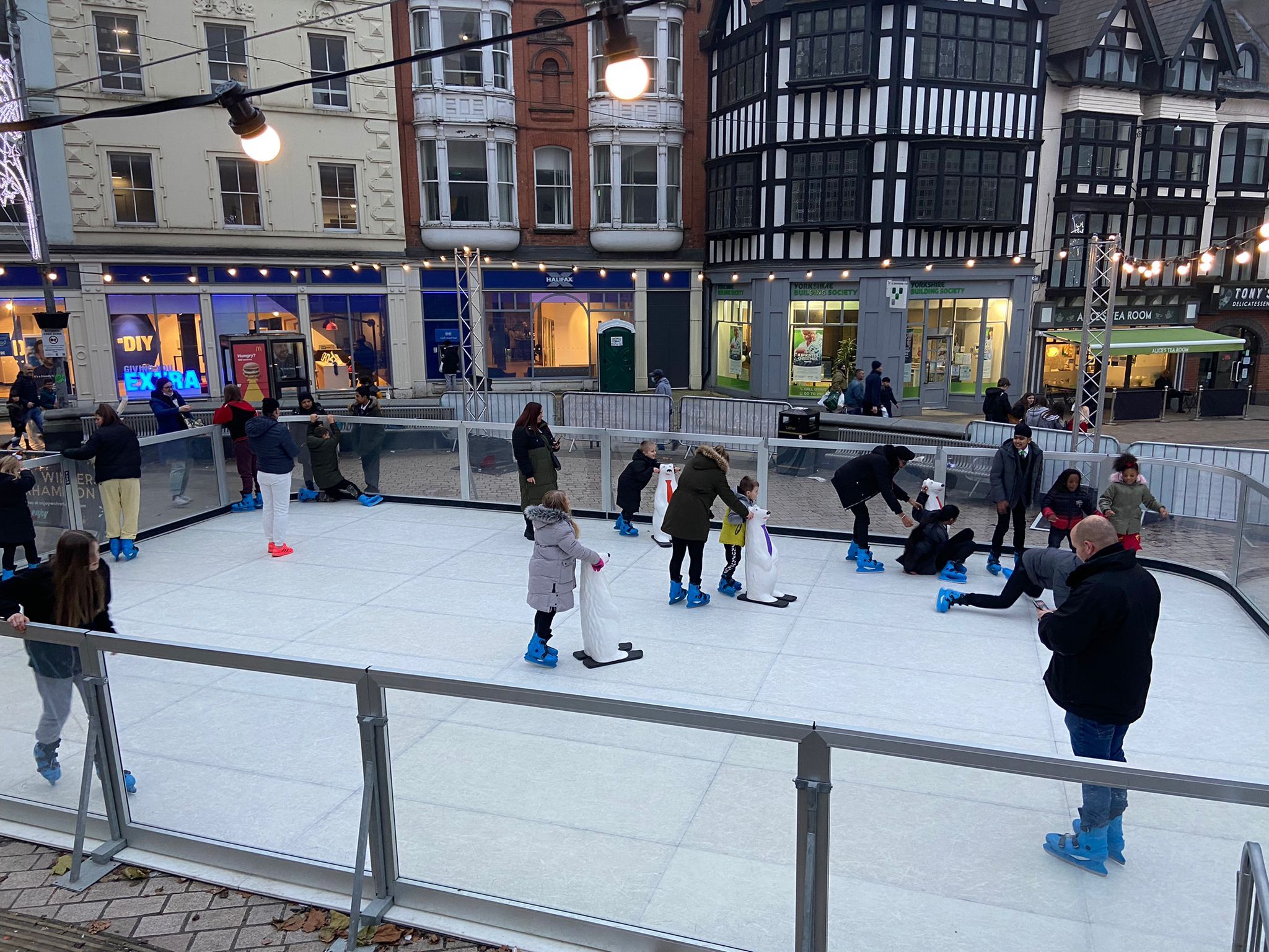 Group bookings invited when skating rink opens in town centre Suffolk